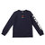ellesse Long Sleeve Logo Tee NAVY EHW19100-N画像