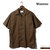 Workers Open Collar Shirt, Cotton Linen Cloth,画像