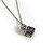 DOUBLE STEAL BLACK DICE NECKLACE 492-90203画像