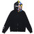 A BATHING APE × F.C.R.B. 19SS BAPE SHARK FULL ZIP HOODIE BLACK画像