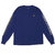 LQQK STUDIO THE OPTICAL L/S TEE NAVY画像