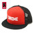 CHROME SHORT VISOR MESH CAP RED/BLACK JP037RDBK画像