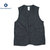POST OVERALLS 1512 ROYAL TRAVELER END-ON-END VEST salt'n pepper画像