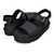 Dr.Martens VOSS HYDRO LEATHER BLACK SANDAL ZEBRILUS 23802001画像