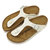 BIRKENSTOCK Gizeh Magic Snake White GC1009116画像