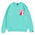 APPLEBUM Miami Crew Sweat SCUBA BLUE画像