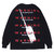 DREAM TEAM Warning Talkie L/S Tee BLACK画像
