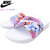 NIKE WMNS BENASSI JDI PRINT White/Habanero/Ember Glow 618919-113画像