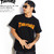 THRASHER MAG FLOCKY ON TEE -BLACK/ORANGE- TH8101SF画像