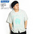 RADIALL CHICANO ROSE OPEN COLLARED SHIRT S/S -ICE BLUE-画像