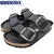 BIRKENSTOCK ARIZONA BIG BUCKLE OILED LEATHER Black 1012204画像