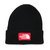 THE NORTH FACE LOGO BOX CUFFED BEANIE BLACK画像