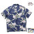 TWO PALMS RAYON ALOHA SHIRTS BLUE MADE IN USA画像