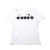 DIADORA W LOGO T SHIRTS WHITE DGC9526-90画像