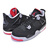 NIKE AIR JORDAN 4 RETRO(GS) BRED black/fire red-cement grey 408452-060画像