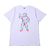 Billionaire Boys Club BB TIE-DYE ASTRO T-SHIRT BLEACH WHITE 891-4200-BW画像