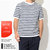 le coq sportif LE URBAN STYLE Border Knit S/S Crew QLMNJA00画像