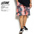 LEFLAH TIE DYE SHORT PANTS -RED-画像