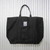 PORT CANVAS windjammer tote solid black画像