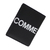 COMME des GARCONS Huge Logo Card Case BLACK画像