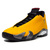 NIKE AIR JORDAN 14 RETRO SE "REVERSE FERRARI" UNIVERSITY GOLD/BLACK/OR UNIVERSITE/NOIR BQ3685-706画像