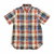 BURGUS PLUS S/S Indigo Check Regular Shirt HBP-331画像