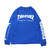 THRASHER MAG SLEEVE L/S TEE ROYAL/WHITE TH8301画像