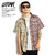 LEFLAH BICOLOR CHECK S/S SHIRT -BROWN- LEFSSH06-1906SSR画像