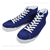 WAREHOUSE Lot 3401 HI CUT SUEDE SNEAKER BLUE画像