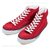 WAREHOUSE Lot 3401 HI CUT SUEDE SNEAKER RED画像