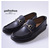 YUKETEN Bit Loafer with Camp Sole CXL BLACK画像