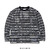 CHORD NUMBER EIGHT RANDOM BORDER WIDE LONG SLEEVE CH01-01K5-CL05画像