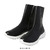 CHORD NUMBER EIGHT LEATHER ZIP SNEAKER BOOTS BLACK/WHITE CH01-01K5-HW05画像