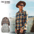 CRIMIE OPEN COLLAR CLASSIC CHECK SHIRT CR01-01K5-SL01画像
