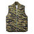 CRIMIE BACK SATAIN THINSULATE CAMO ZIP VEST CR01-01K5-JK28画像