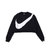 NIKE AS W NSW SWSH CREW FLC BB BLACK/WHITE BV3934-011画像
