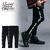 MSML SIDE LINE BLACK SKINNY DENIM PANTS M201-01K5-PL02画像