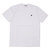 PLAY COMME des GARCONS MENS SMALL BLACK HEART TEE WHITE画像