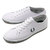 FRED PERRY KINGSTONE LEATHER WHITE/IVY B7163-100画像