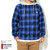 BEN DAVIS Hooded Check L/S Shirt G-9780025画像