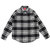 Supreme 19FW Tartan Flannel Shirt BLACK画像