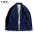 FDMTL SIDE TAPE INDIGO HAORI CARDIGAN FA20-CS10画像