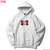 OBEY HOODED FLEECE "OBEY 3 FACES 30YEARS" (HEATHER ASH)画像