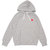 PLAY COMME des GARCONS MENS RED HEART PULLOVER PARKA GRAY画像