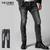 CRIMIE BORN FREE 2 STRETCH BLACK CALIFORNIA USED SLIM STRAIGHT JEANS CRA1-BF2B-PT03画像