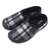 KEEN W HOWSER SLIDE Black Plaid/Black 1021846画像