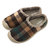 KEEN W HOWSER SLIDE Brown Plaid/Brindle 1021847画像
