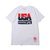 Mitchell & Ness 1992 TEAM USA BASKETBALL LOGO TEE WHITE BMTRCW18141画像