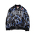 Mitchell & Ness LIGHTNING SATIN JACKET CHICAGO BULLS PATTERN BLACK STJKEF18006画像