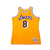 Mitchell & Ness AUTHENTIC JERSEY #8 KOBE BRYANT 96-97 LOS ANGELES LAKERS YELLOW 722630296画像